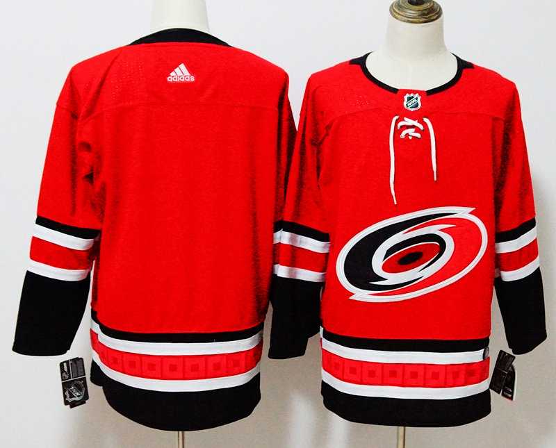 Customized Men's Carolina Hurricanes Any Name & Number Red Adidas Stitched Jersey
